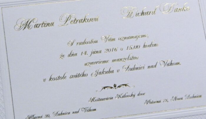 Svadobné oznámenia C14094 - Image 2