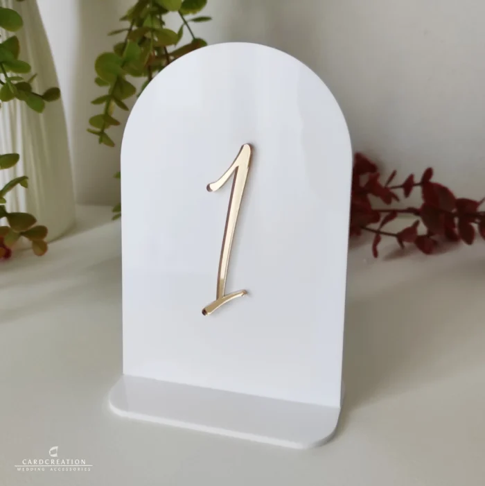 Svadobné čísla stolov- svadobná dekorácia, 017 - Image 2