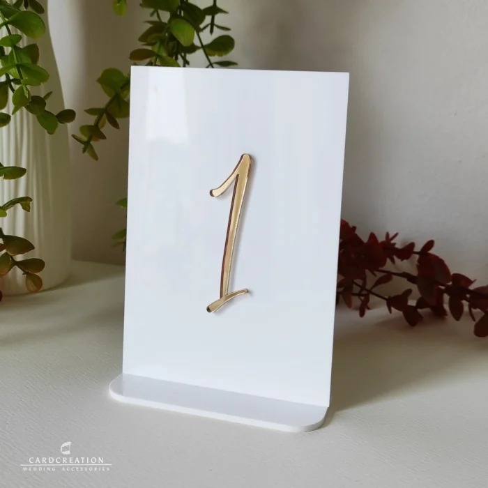 Svadobné čísla stolov 018 - Image 3